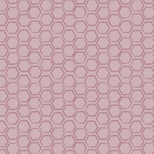 Moving Hegaxons - Premium Quilting Cotton by Sewcial Bee Collective | GeoBloom Collection Fabric Yards
