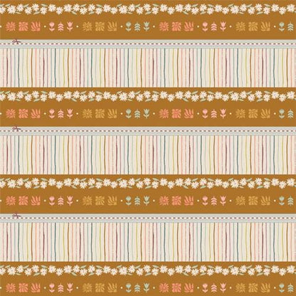 Geobloom Bound - Premium Quilting Cotton by Sewcial Bee Collective | GeoBloom Collection Fabric Yards, Binding Fabric