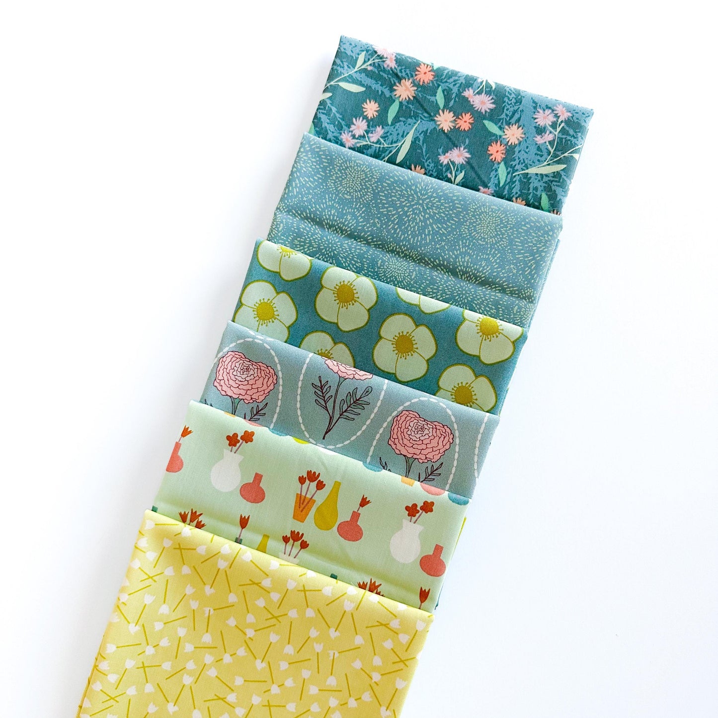 GeoBloom Fabric Bundle – 26 Pc Quilting Cotton by Sewcial Bee Collective for Art Gallery Fabrics | Half Yard, Fat Quarter, Quarter Yard