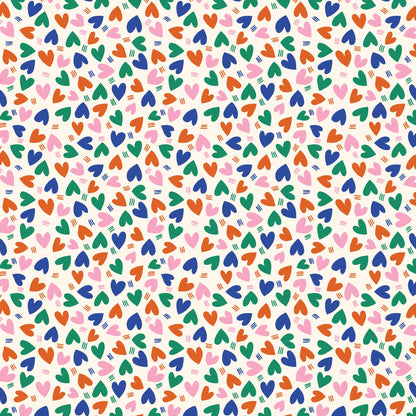 Garden Love, Fabric by the Yard, 100% Organic Cotton, By Claire Iglesias for Cloud9 Fabrics, Wild Garden Collection