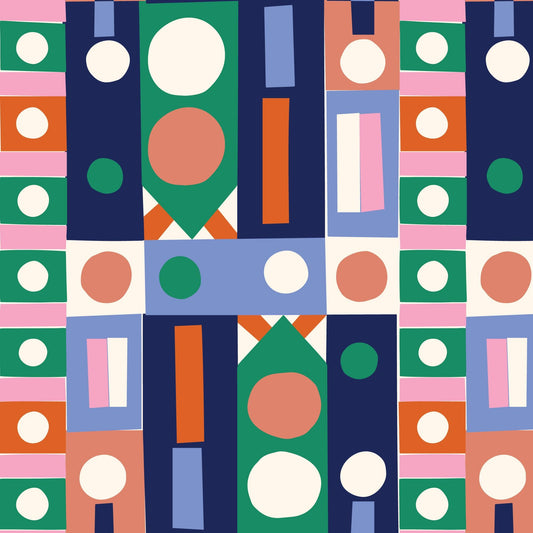 Vegetable Patches, Fabric by the Yard, 100% Organic Cotton, By Claire Iglesias for Cloud9 Fabrics, Wild Garden Collection