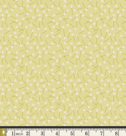 Flower Pins - Premium Quilting Cotton by Sewcial Bee Collective | GeoBloom Collection Fabric Yards