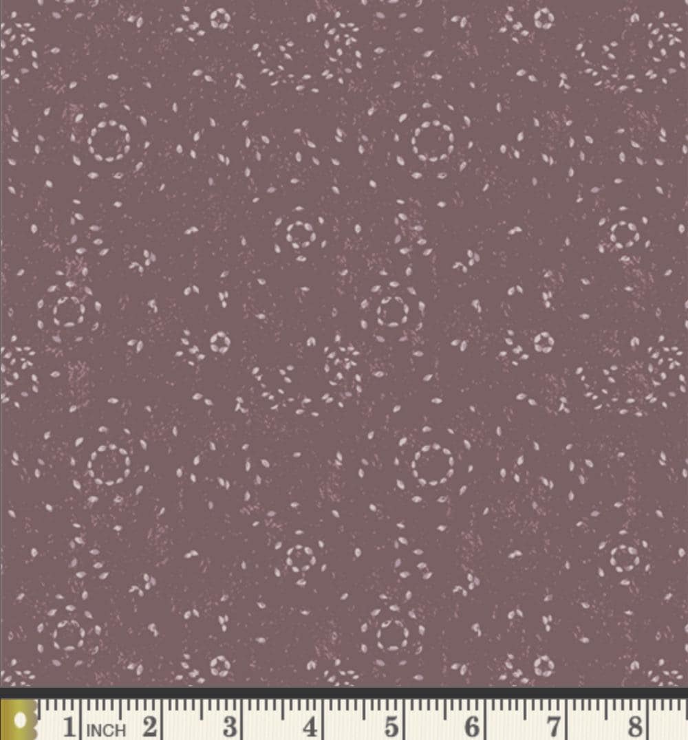 Swirling Leaves - Premium Quilting Cotton by Sewcial Bee Collective | GeoBloom Collection Fabric Yards