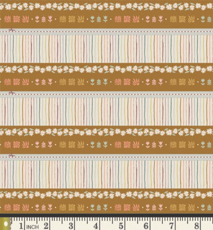 Geobloom Bound - Premium Quilting Cotton by Sewcial Bee Collective | GeoBloom Collection Fabric Yards, Binding Fabric