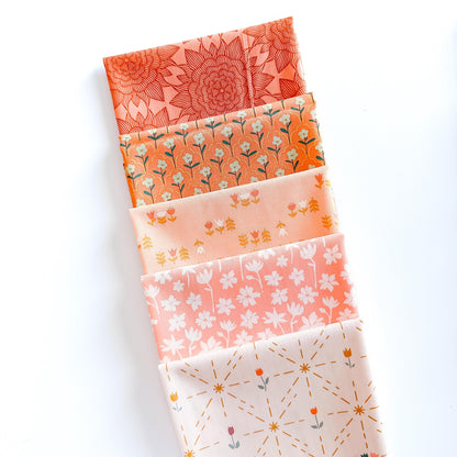GeoBloom Fabric Bundle – 26 Pc Quilting Cotton by Sewcial Bee Collective for Art Gallery Fabrics | Half Yard, Fat Quarter, Quarter Yard
