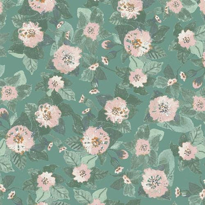 Casa Vicens Rose from Barcelona Collection designed by Katarina Roccella, Art Gallery Fabrics 100% Cotton by the yard