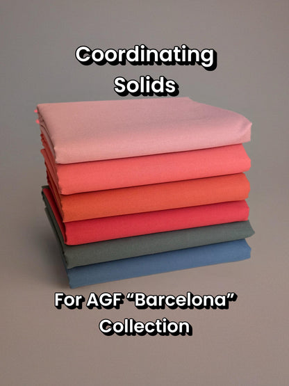 AGF Pure Solids – Coordinating Solids for Barcelona Collection | 6-Piece Bundle