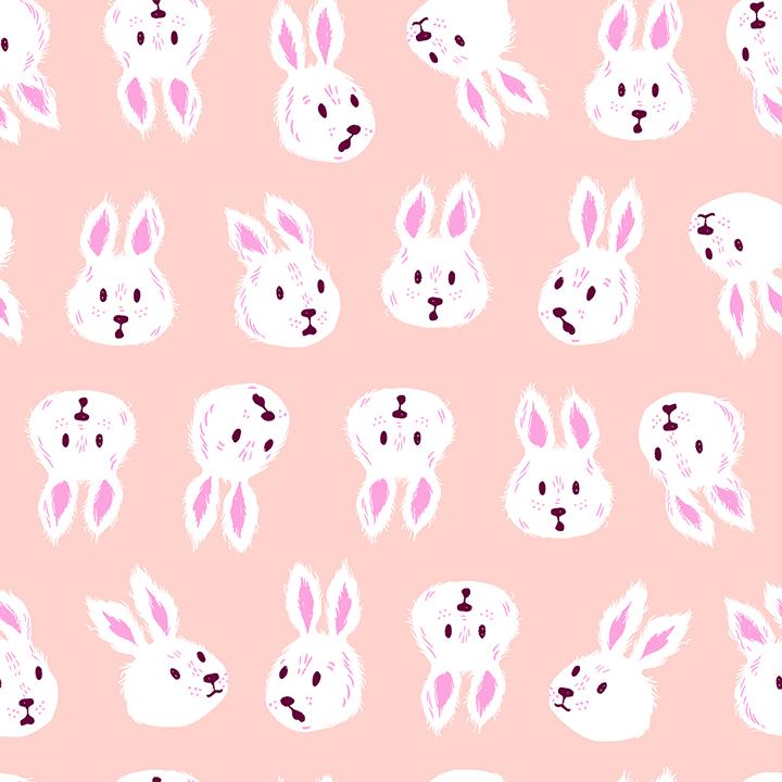 Hello Alice Vintage Pink RS2125 11 Ruby Star#1, Rushing Rabbit Novelty Animals Children, Ruby Star Society 100% Cotton Fabric by Sarah Watts