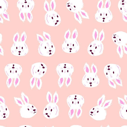 Hello Alice Vintage Pink RS2125 11 Ruby Star#1, Rushing Rabbit Novelty Animals Children, Ruby Star Society 100% Cotton Fabric by Sarah Watts