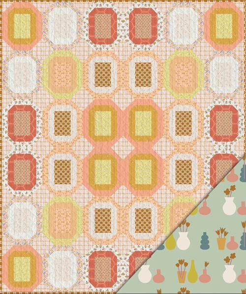 GeoBloom – Framed Foliage Quilt Kit | Designed by Wendy Chow (The Weekend Quilter) | Exclusively Distributed by Art Gallery Fabrics