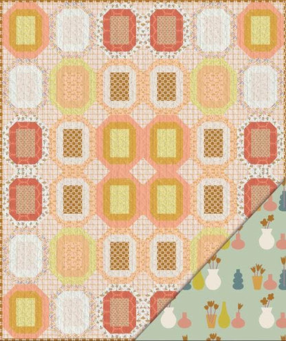 GeoBloom – Framed Foliage Quilt Kit | Designed by Wendy Chow (The Weekend Quilter) | Exclusively Distributed by Art Gallery Fabrics