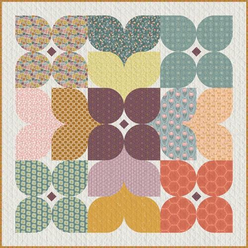 GeoBloom – Wild Abundance Quilt Kit | Designed by Brooke Shankland of Eudaimonia Studio | Exclusively Distributed by Art Gallery Fabrics