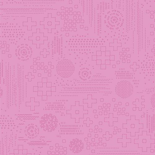 The Cur8tor – Artista Collection: Sashiko Craft Petal | Premium 100% Quilting Cotton by AGF Studio (Sold by the Yard)