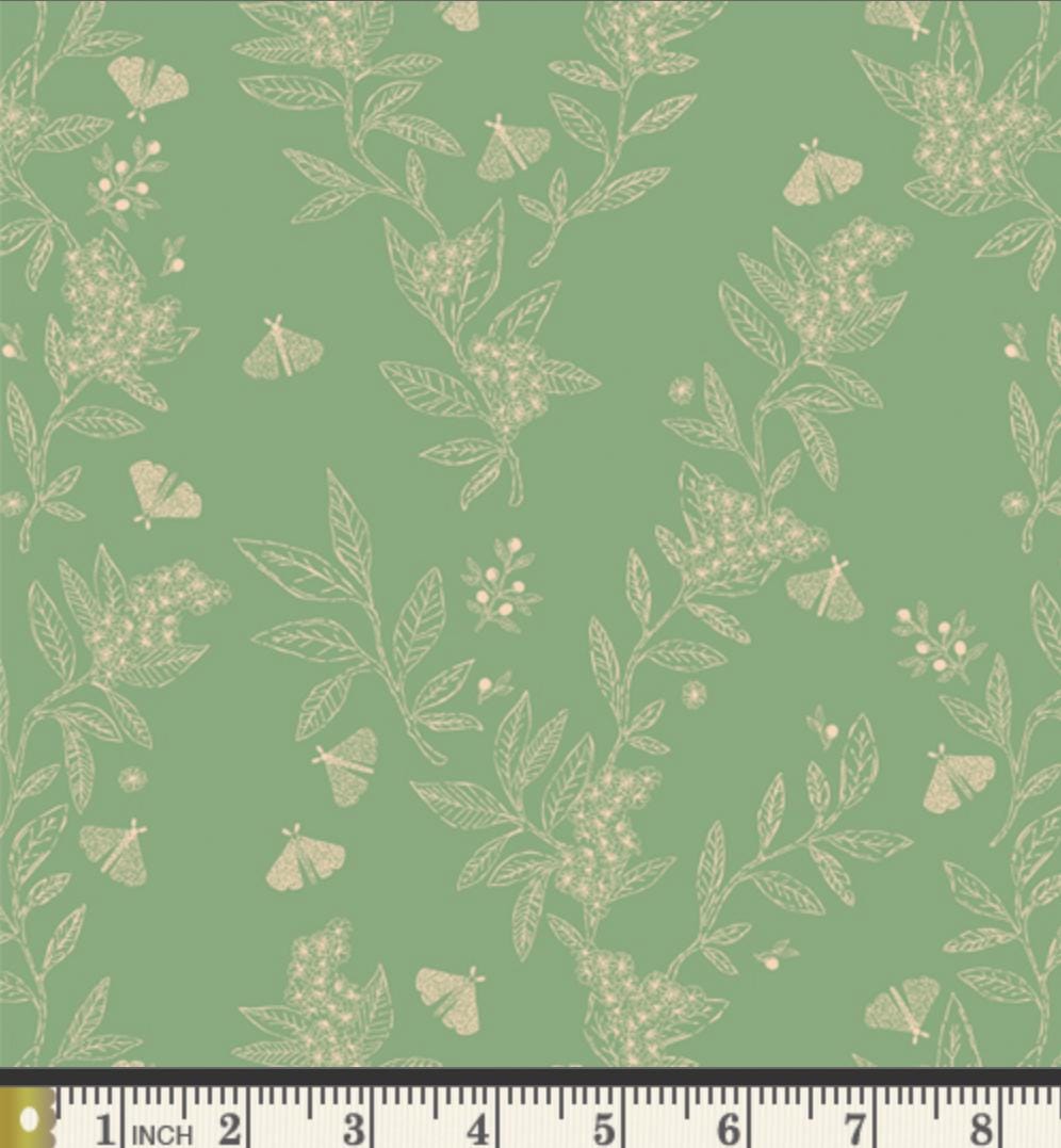 The Cur8tor – Gardenista Collection: Growing Herbs Vert | Premium 100% Quilting Cotton by AGF Studio (Sold by the Yard)