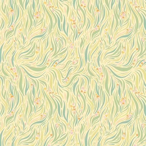 The Cur8tor – Gardenista Collection: Grassy Meadows Shine | Premium 100% Quilting Cotton by AGF Studio (Sold by the Yard)