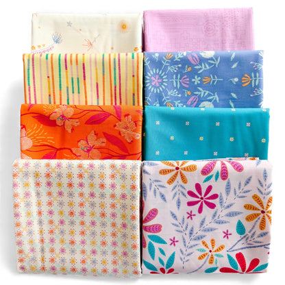 Cur8tor: Artista Fabric Bundle – 8 Pc Quilting Cotton by AGF Studio | Half Yard, Fat Quarter, Quarter Yard