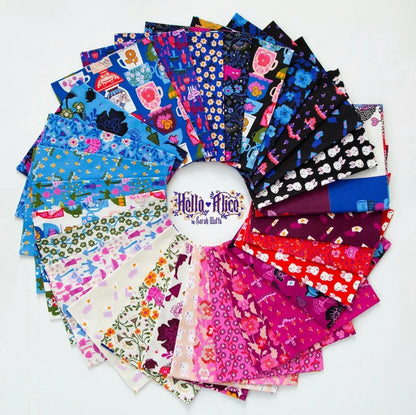 Ruby Star Society – Hello Alice Fabric Bundle | 28 Fat Quarters or Half Yards • Optional 35" Hello Alice Panel Included