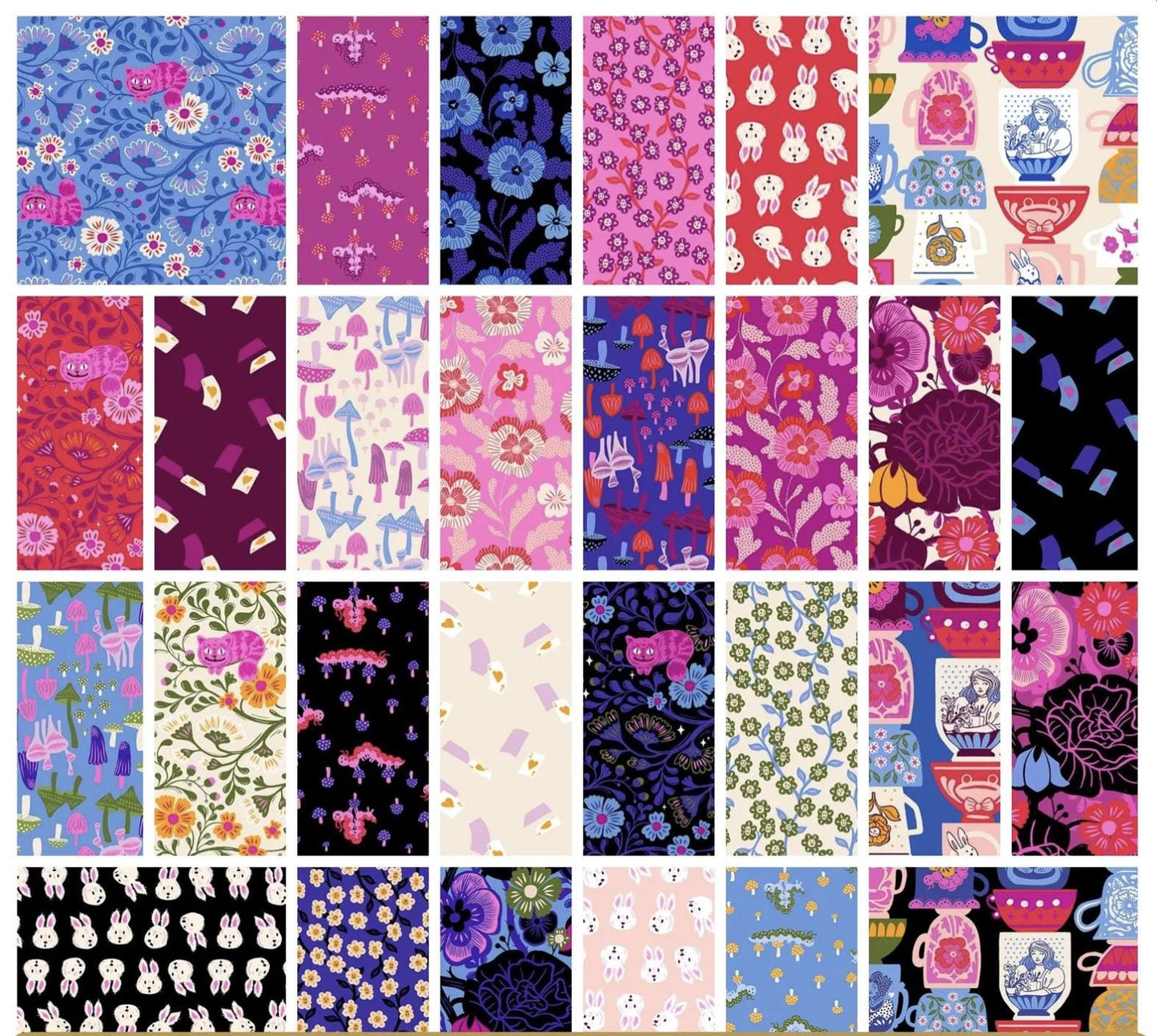 Ruby Star Society – Hello Alice Fabric Bundle | 28 Fat Quarters or Half Yards • Optional 35" Hello Alice Panel Included