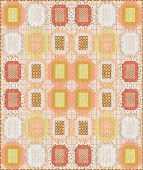 GeoBloom – Framed Foliage Quilt Kit | Designed by Wendy Chow (The Weekend Quilter) | Exclusively Distributed by Art Gallery Fabrics