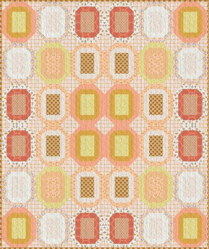 GeoBloom – Framed Foliage Quilt Kit | Designed by Wendy Chow (The Weekend Quilter) | Exclusively Distributed by Art Gallery Fabrics