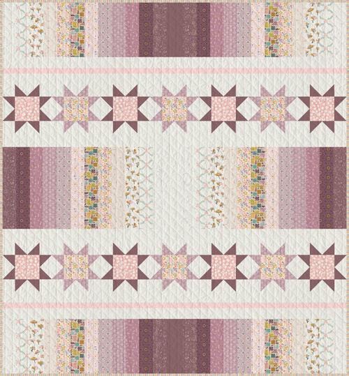 GeoBloom – Gradient Garden Quilt Kit | Designed by Kelsey Swatske of White Rose Designs | Exclusively Distributed by Art Gallery Fabrics