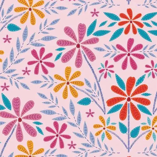 The Cur8tor – Artista Collection: Cottage Garden Artisan | Premium 100% Quilting Cotton by AGF Studio (Sold by the Yard)