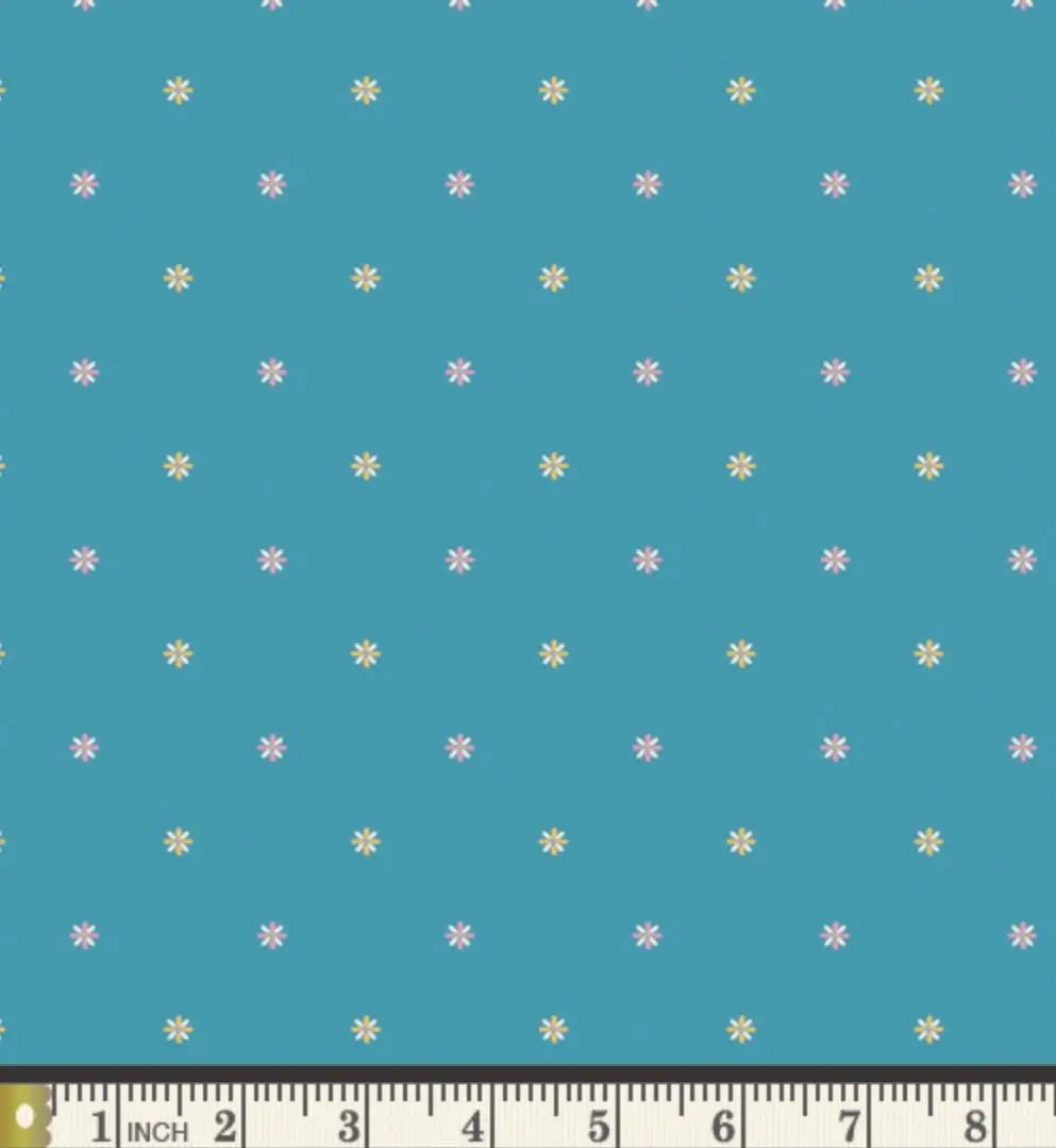 The Cur8tor – Artista Collection: Needle’s Bloom | Premium 100% Quilting Cotton by AGF Studio (Sold by the Yard)