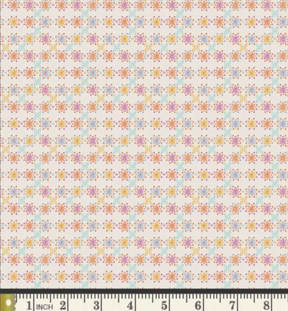 The Cur8tor – Artista Collection: Garden Stitchery Vivid | Premium 100% Quilting Cotton by AGF Studio (Sold by the Yard)