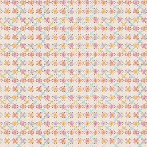 The Cur8tor – Artista Collection: Garden Stitchery Vivid | Premium 100% Quilting Cotton by AGF Studio (Sold by the Yard)