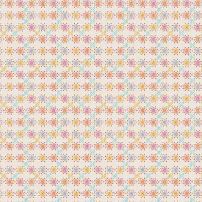 The Cur8tor – Artista Collection: Garden Stitchery Vivid | Premium 100% Quilting Cotton by AGF Studio (Sold by the Yard)
