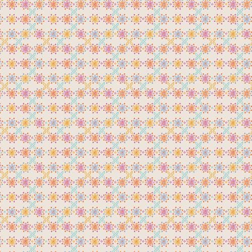 The Cur8tor – Artista Collection: Garden Stitchery Vivid | Premium 100% Quilting Cotton by AGF Studio (Sold by the Yard)