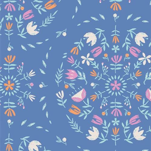 The Cur8tor – Artista Collection: Broderie Mandala | Premium 100% Quilting Cotton by AGF Studio (Sold by the Yard)