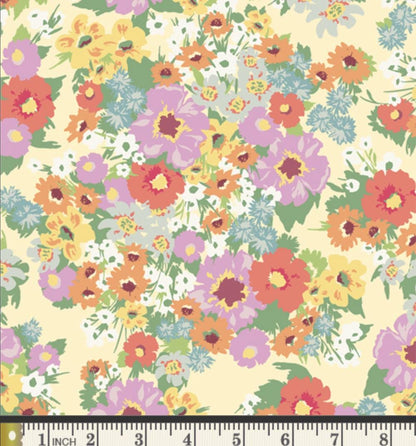 The Cur8tor – Gardenista Collection: Wild Flora Spring | Premium 100% Quilting Cotton by AGF Studio (Sold by the Yard)