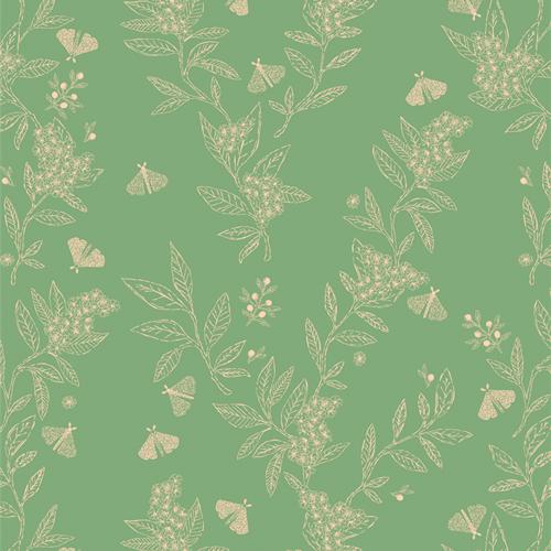 The Cur8tor – Gardenista Collection: Growing Herbs Vert | Premium 100% Quilting Cotton by AGF Studio (Sold by the Yard)