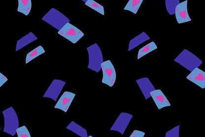 Hello Alice Black RS2129 13 Ruby Star#1, Falling Aces Novelty Games Cards, Ruby Star Society 100% Cotton Fabric by Sarah Watts