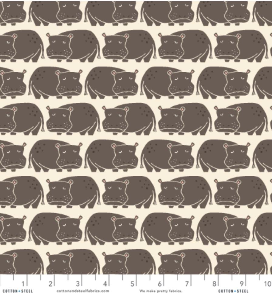 LV901-WI1 Rising Sun - Weary Hippo - Willow Fabric