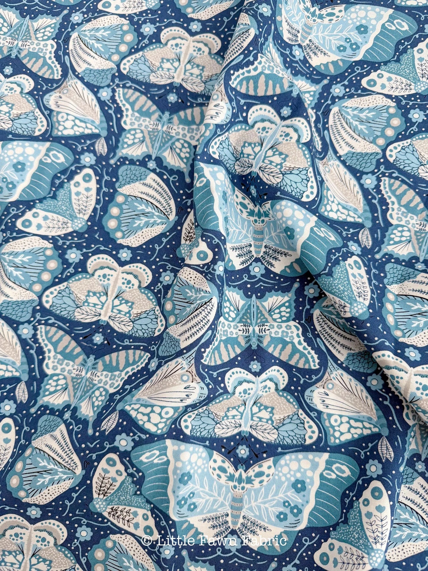 Night Owl Curated Bundle – 12 Pc Cotton Set by By Gingiber for Moda Fabrics | Modern Floral, Owl, Butterfly Prints