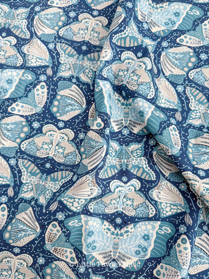 Night Owl Curated Bundle – 12 Pc Cotton Set by By Gingiber for Moda Fabrics | Modern Floral, Owl, Butterfly Prints