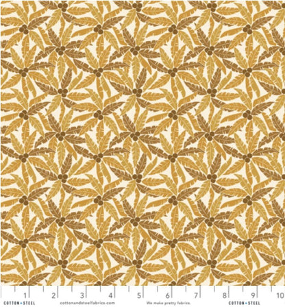 LV902-GO3 Rising Sun - Palm Tree - Golden Fabric