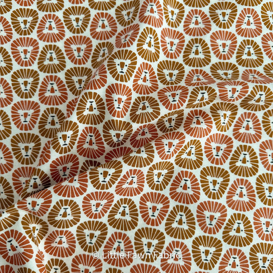 LV903-DU1 Rising Sun - Lion - Dust Fabric