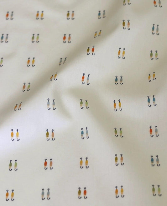 Baitholder – Premium Quilting Cotton by the Yard | Happy Camper Collection by Maureen Cracknell – Art Gallery Fabrics