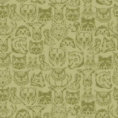 42-piece 10" layer cake featuring Happy Camper collection by Maureen Cracknell. Pre-cut squares, 100% premium cotton. Art Gallery Fabrics.