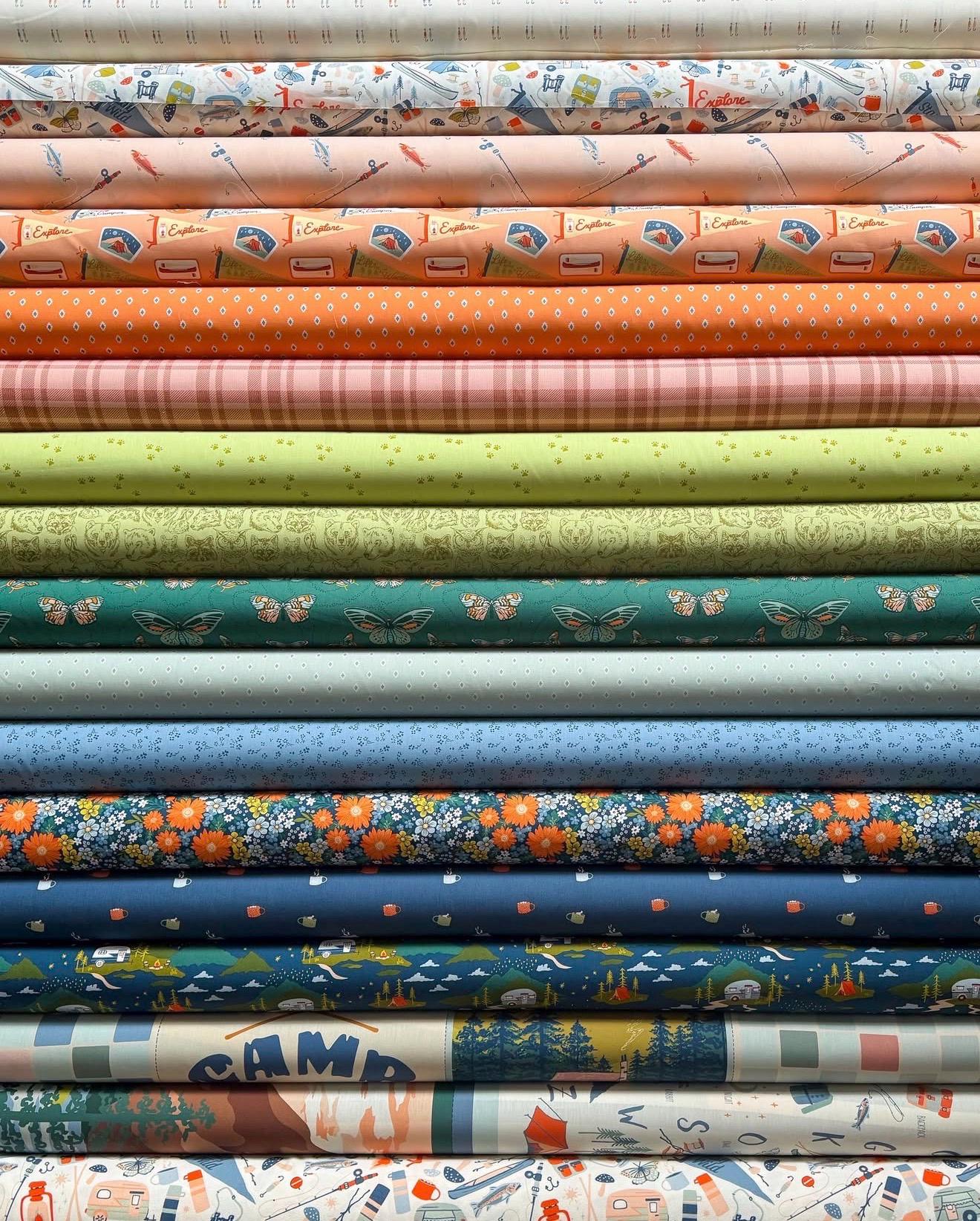 Wildlife Buddies – Premium Quilting Cotton by the Yard | Happy Camper Collection by Maureen Cracknell – Art Gallery Fabrics