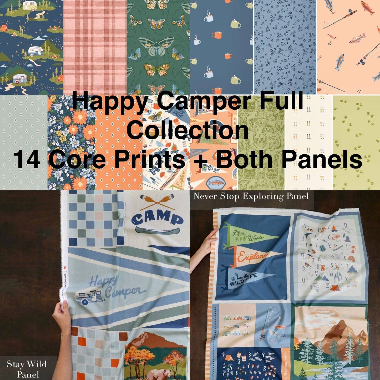 Happy Camper Full Collection Bundle – Complete Set by Maureen Cracknell