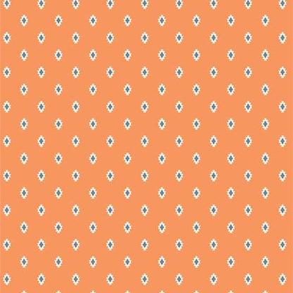 42-piece 10" layer cake featuring Happy Camper collection by Maureen Cracknell. Pre-cut squares, 100% premium cotton. Art Gallery Fabrics.