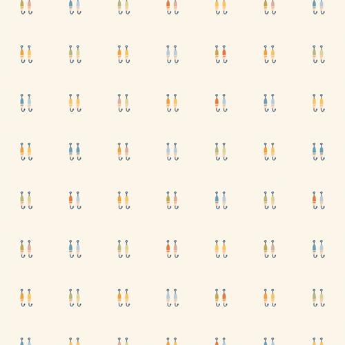 42-piece 10" layer cake featuring Happy Camper collection by Maureen Cracknell. Pre-cut squares, 100% premium cotton. Art Gallery Fabrics.