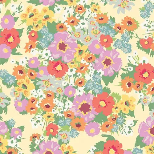 Gardenista Layer Cake by AGF Studio | 10-Inch Precut Squares | Art Gallery Fabrics Cotton Quilt Fabric