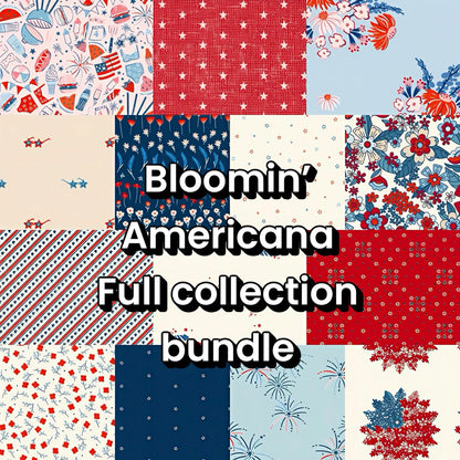 Bloomin’ Americana Fabric Bundle | Full Collection 14 Prints