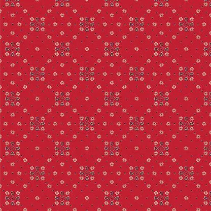 Bloomin’ Americana 10” Squares Fabric | AGF Layer Cake 42 Pcs | Art Gallery Fabrics Precut | Patriotic Quilting Cotton