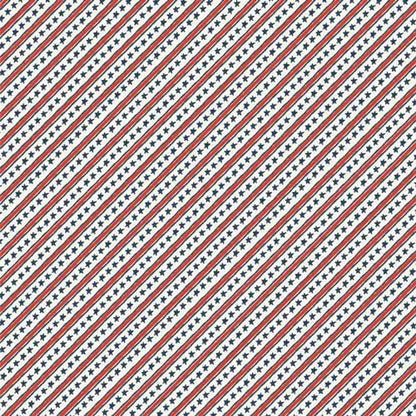 Bloomin’ Americana 10” Squares Fabric | AGF Layer Cake 42 Pcs | Art Gallery Fabrics Precut | Patriotic Quilting Cotton
